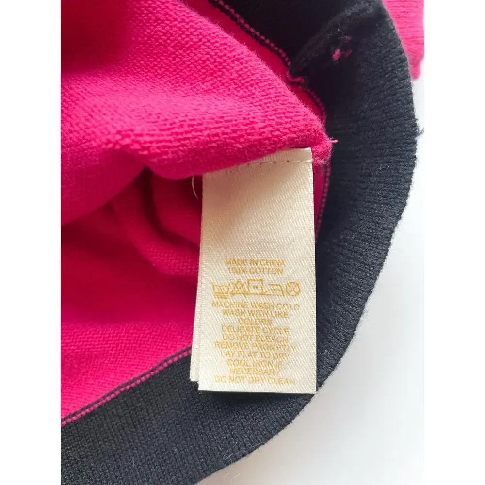 Toddler Girls Kate Spade Pink and Black Cardigan Sweater Size 24 Months